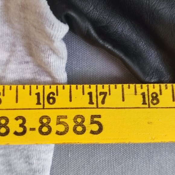 Volcom Enemy Jacket women's size S light grey with black faux leather sleeve - Picture 10 of 11